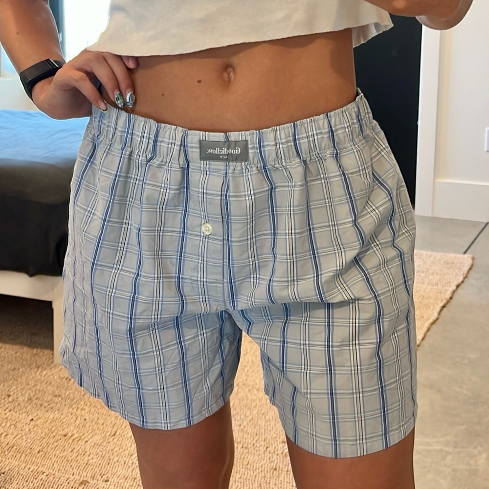 Goodfellow & Co plaid boxer shorts